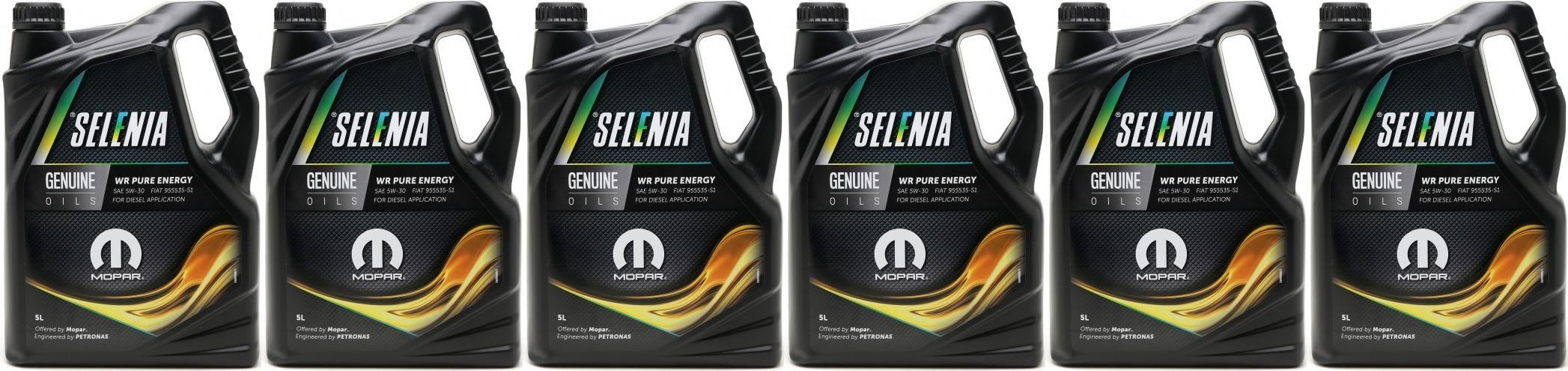Selenia WR Pure Energy 5W-30 Motoröl 6x 5 = 30 Liter