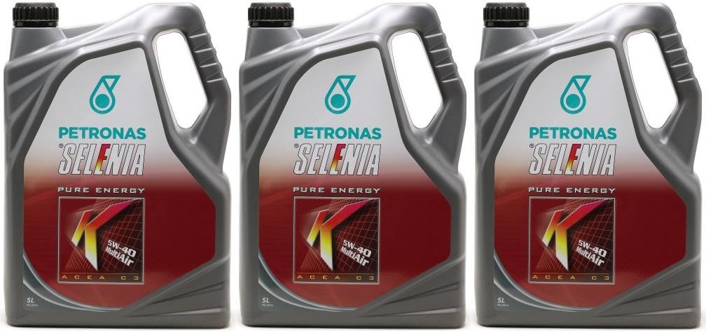 Selenia K Pure Energy Multi Air 5W-40 Motoröl 3x 5 = 15 Liter