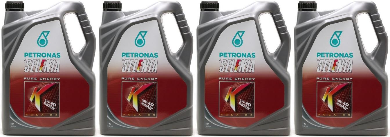 Selenia K Pure Energy Multi Air 5W-40 Motoröl 4x 5 = 20 Liter