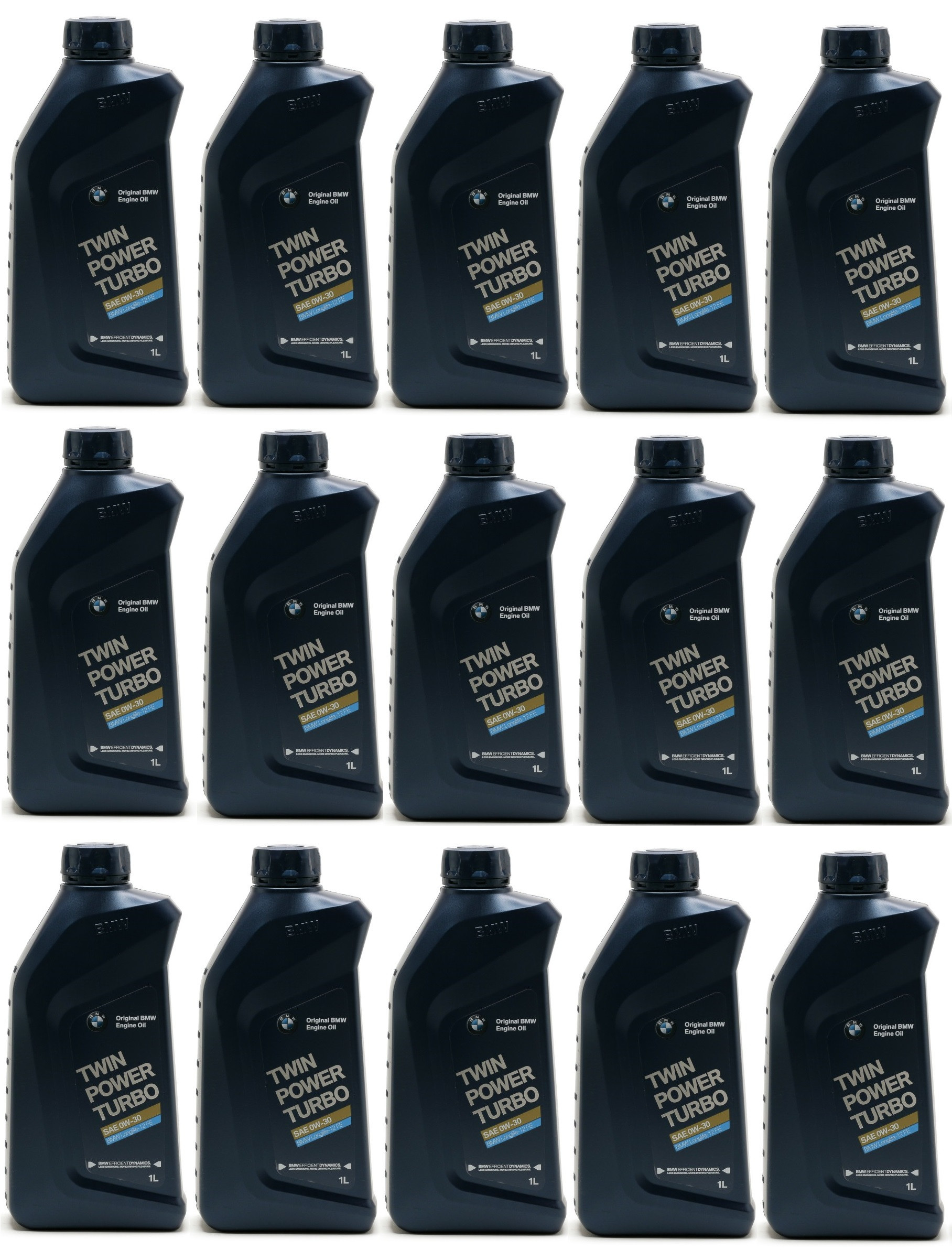Original BMW Twin Power Turbo Longlife-12 FE 0W-30 Motoröl 15x 1l = 15 Liter