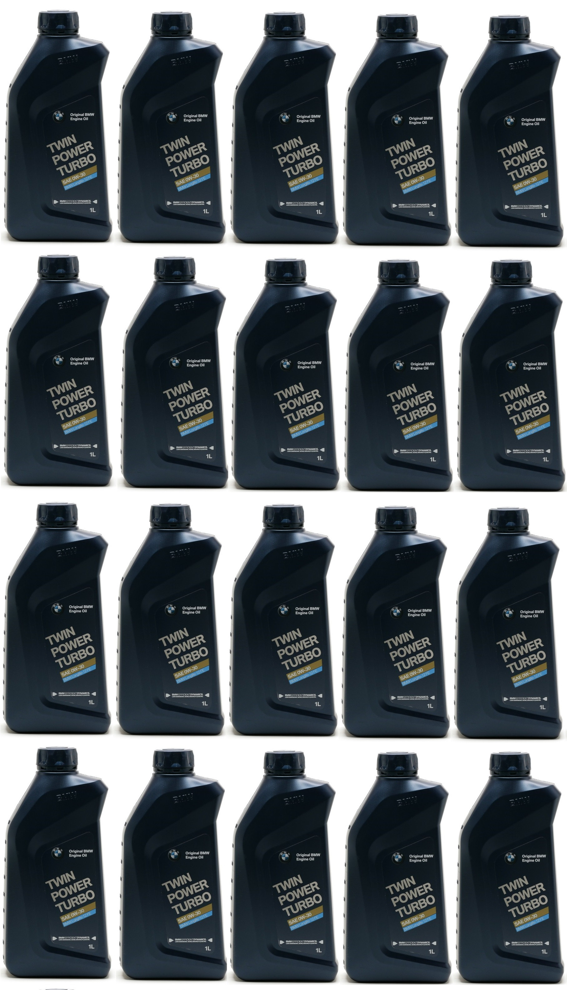 Original BMW Twin Power Turbo Longlife-12 FE 0W-30 Motoröl 20x 1l = 20 Liter