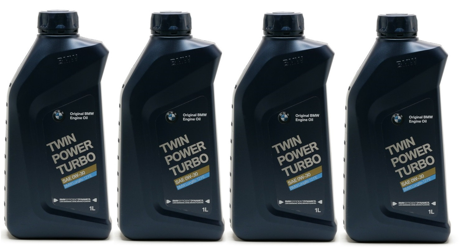 Original BMW Twin Power Turbo Longlife-12 FE 0W-30 Motoröl 4x 1l = 4 Liter
