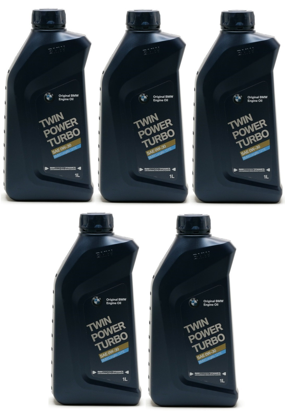 Original BMW Twin Power Turbo Longlife-12 FE 0W-30 Motoröl 5x 1l = 5 Liter