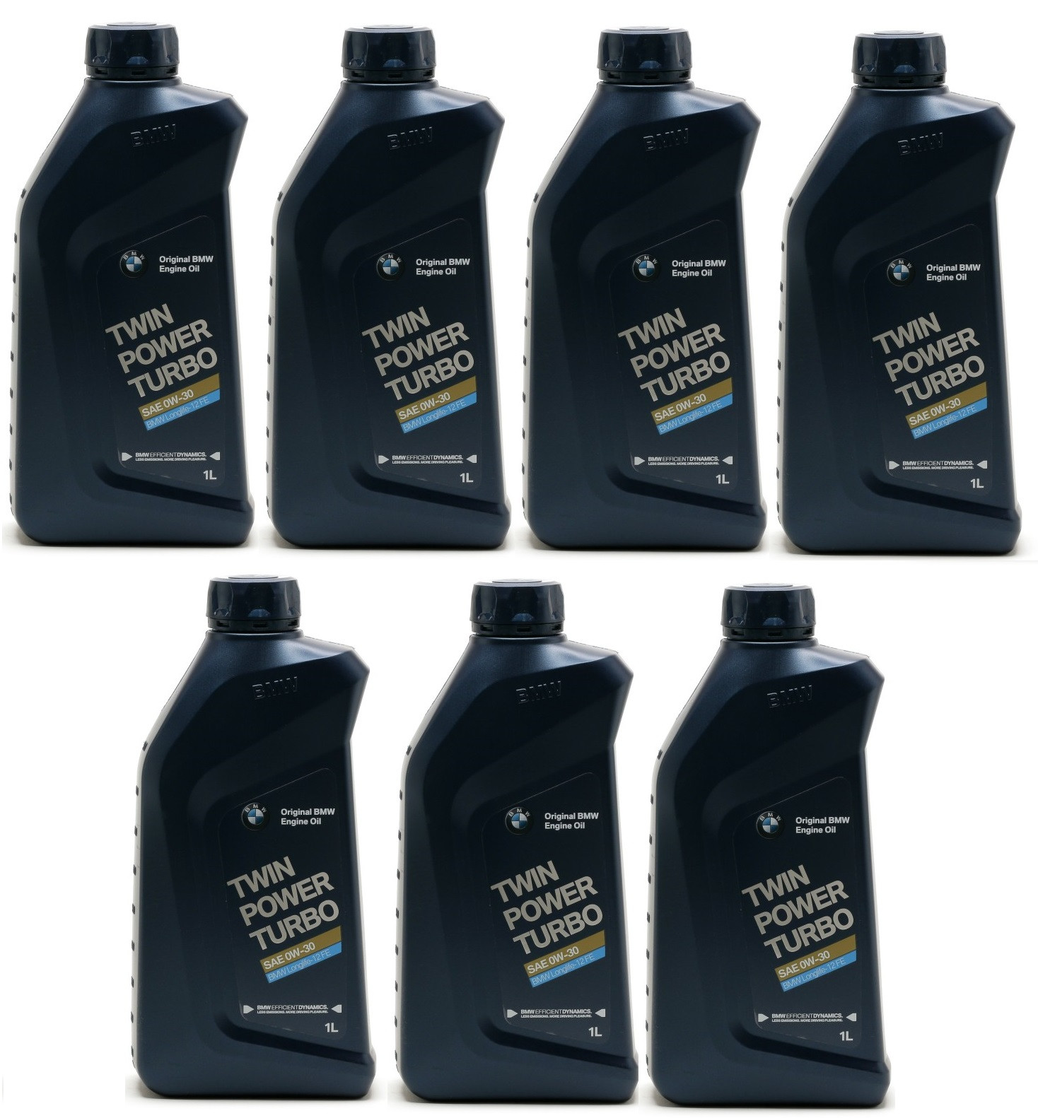 Original BMW Twin Power Turbo Longlife-12 FE 0W-30 Motoröl 7x 1l = 7 Liter