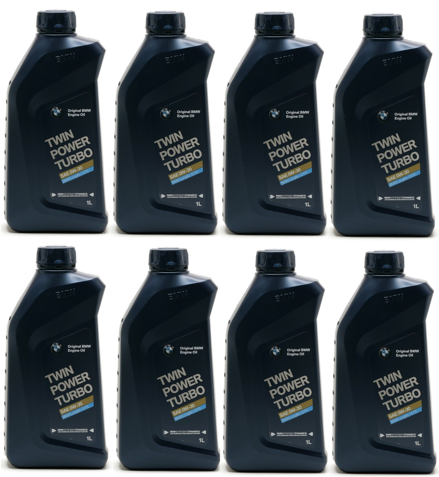 Original BMW Twin Power Turbo Longlife-12 FE 0W-30 Motoröl 8x 1l = 8 Liter