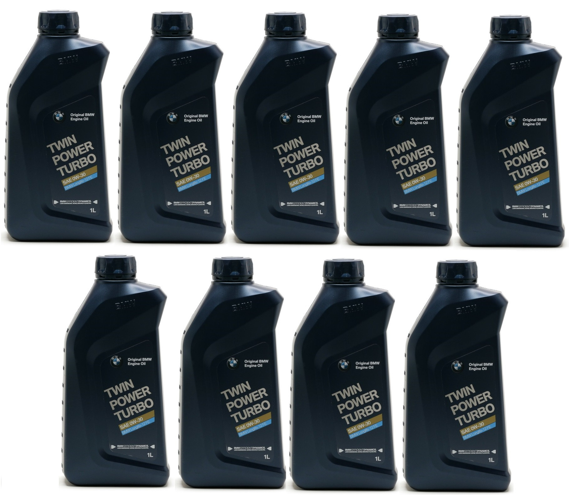Original BMW Twin Power Turbo Longlife-12 FE 0W-30 Motoröl 9x 1l = 9 Liter