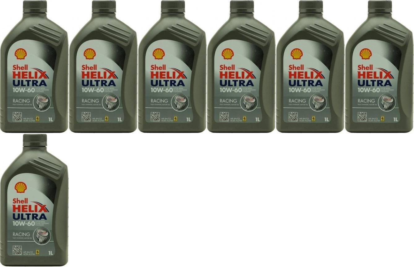 Shell Helix Ultra Racing 10W-60 Motoröl 7x 1l = 7 Liter