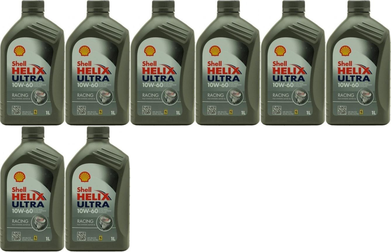 Shell Helix Ultra Racing 10W-60 Motoröl 8x 1l = 8 Liter