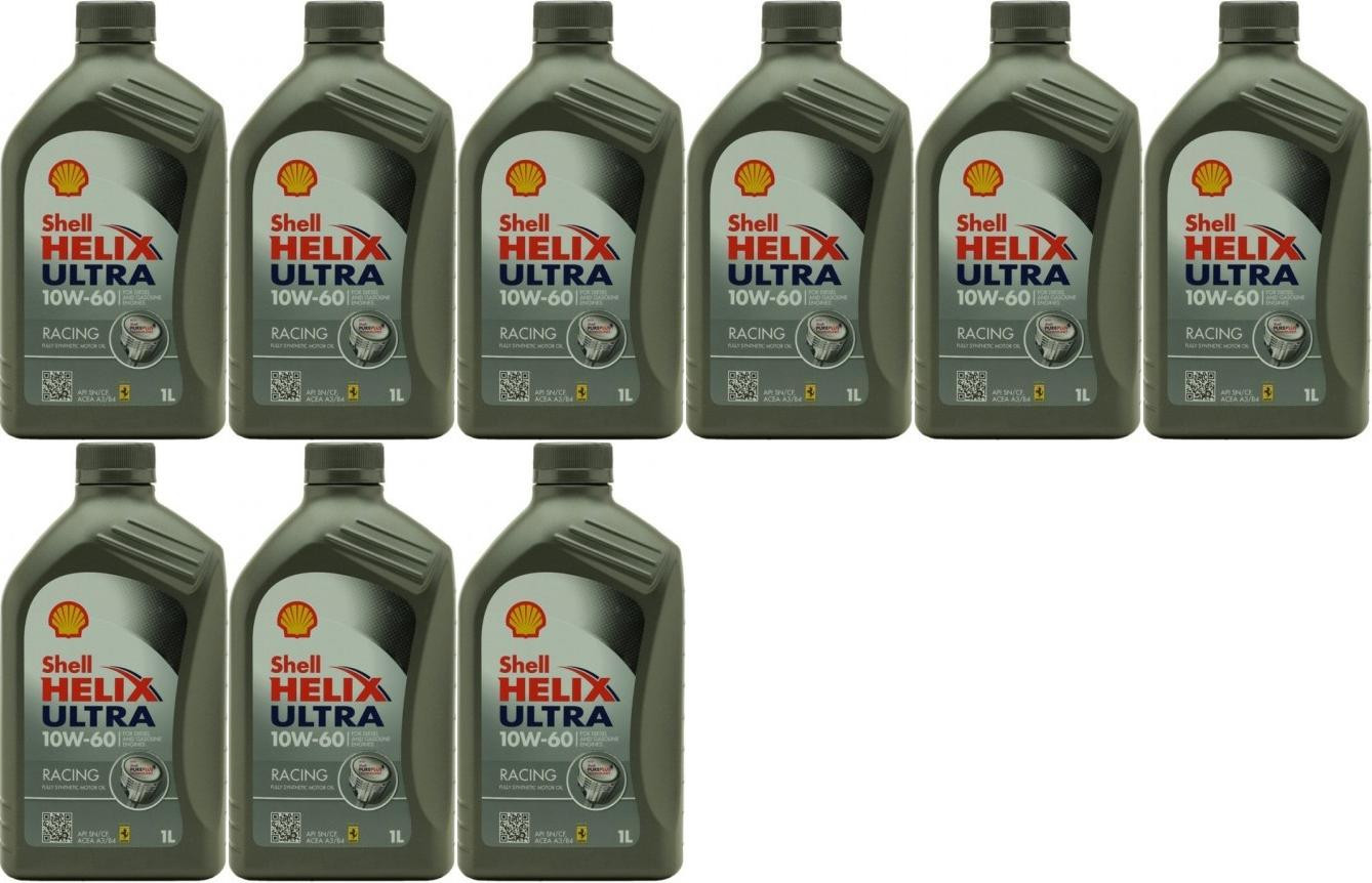 Shell Helix Ultra Racing 10W-60 Motoröl 9x 1l = 9 Liter