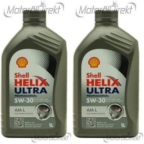 Shell Helix Ultra Professional AM-L 5W-30 Motoröl 2x 1l = 2 Liter