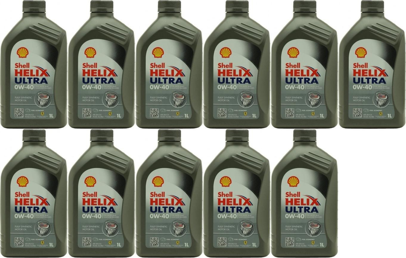 Shell Helix Ultra 0W-40 Motoröl 11x 1l = 11 Liter