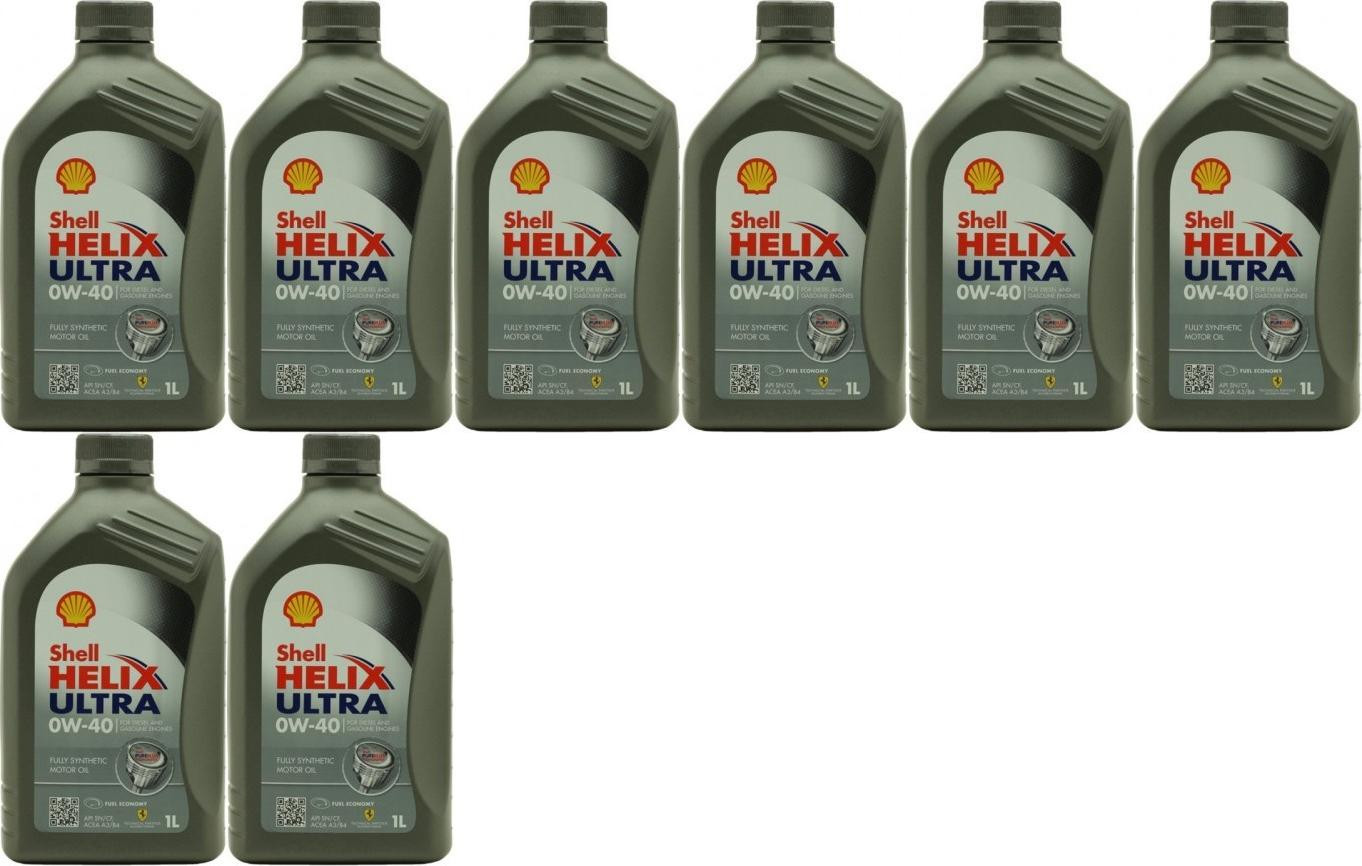 Shell Helix Ultra 0W-40 Motoröl 8x 1l = 8 Liter