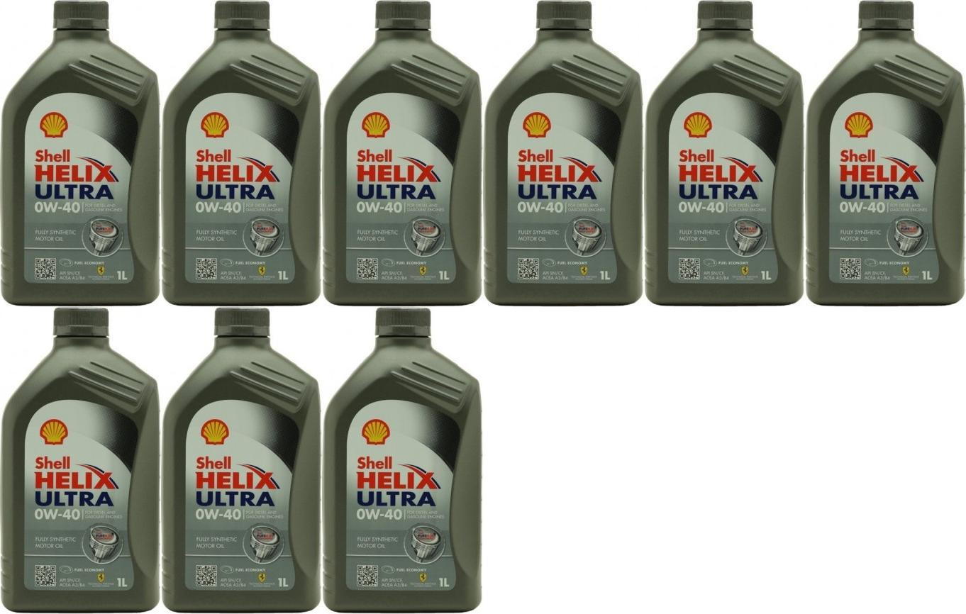 Shell Helix Ultra 0W-40 Motoröl 9x 1l = 9 Liter