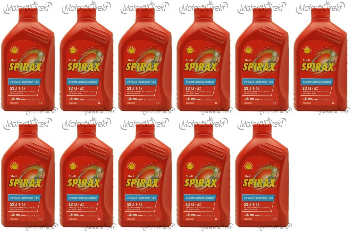 Shell Spirax S2 ATF AX Automatikgetriebeöl 11x 1l = 11 Liter
