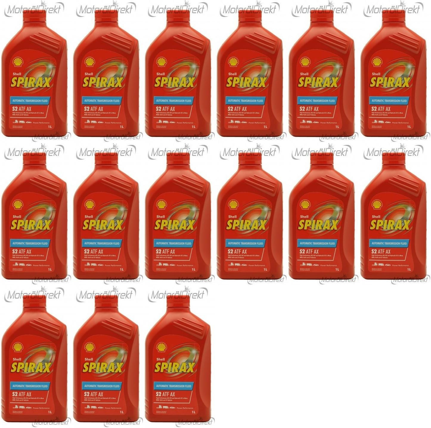 Shell Spirax S2 ATF AX Automatikgetriebeöl 15x 1l = 15 Liter