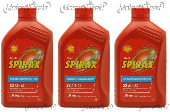 Shell Spirax S2 ATF AX Automatikgetriebeöl 3x 1l = 3 Liter