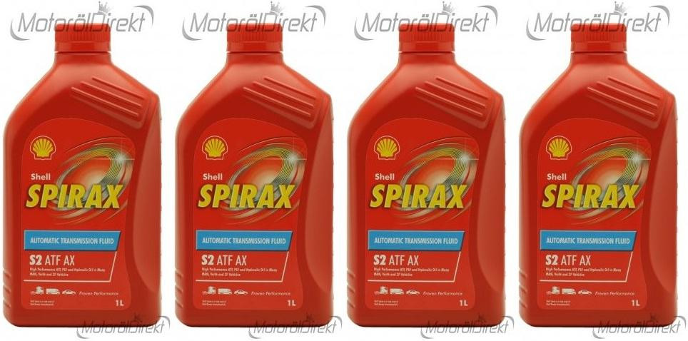 Shell Spirax S2 ATF AX Automatikgetriebeöl 4x 1l = 4 Liter