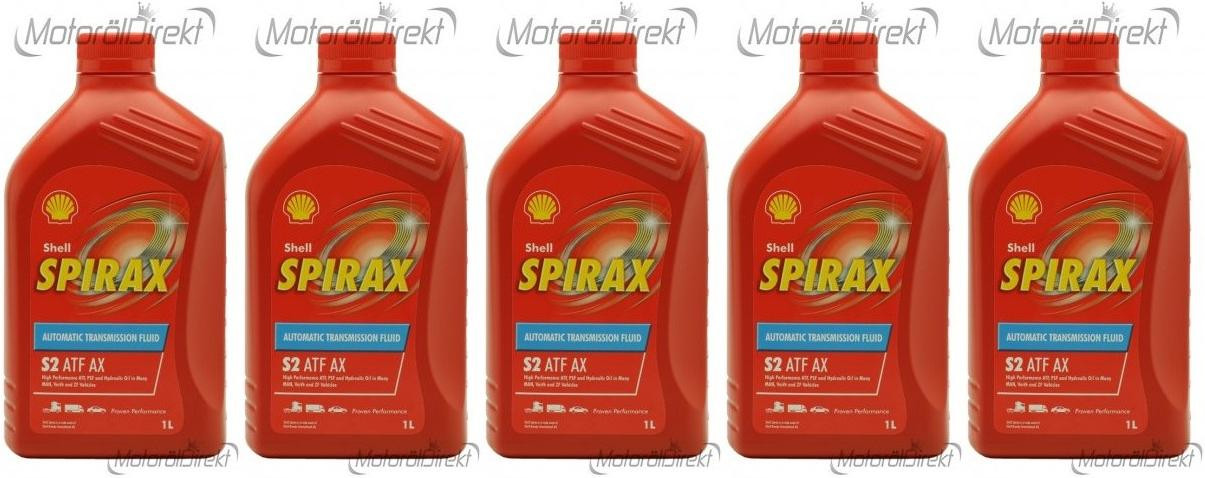 Shell Spirax S2 ATF AX Automatikgetriebeöl 5x 1l = 5 Liter