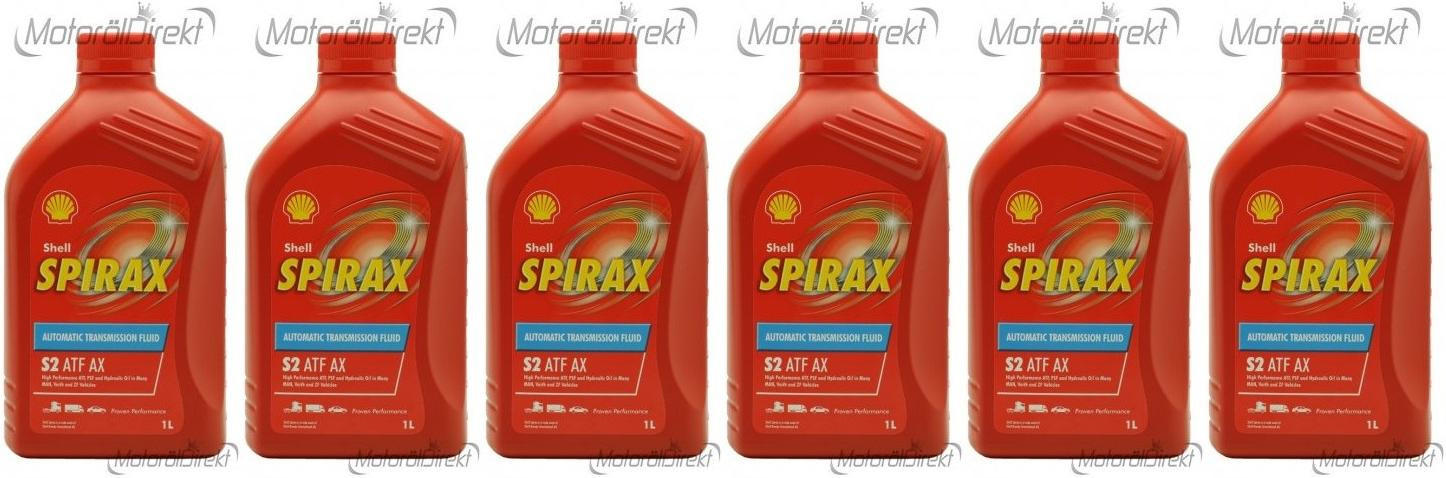 Shell Spirax S2 ATF AX Automatikgetriebeöl 6x 1l = 6 Liter