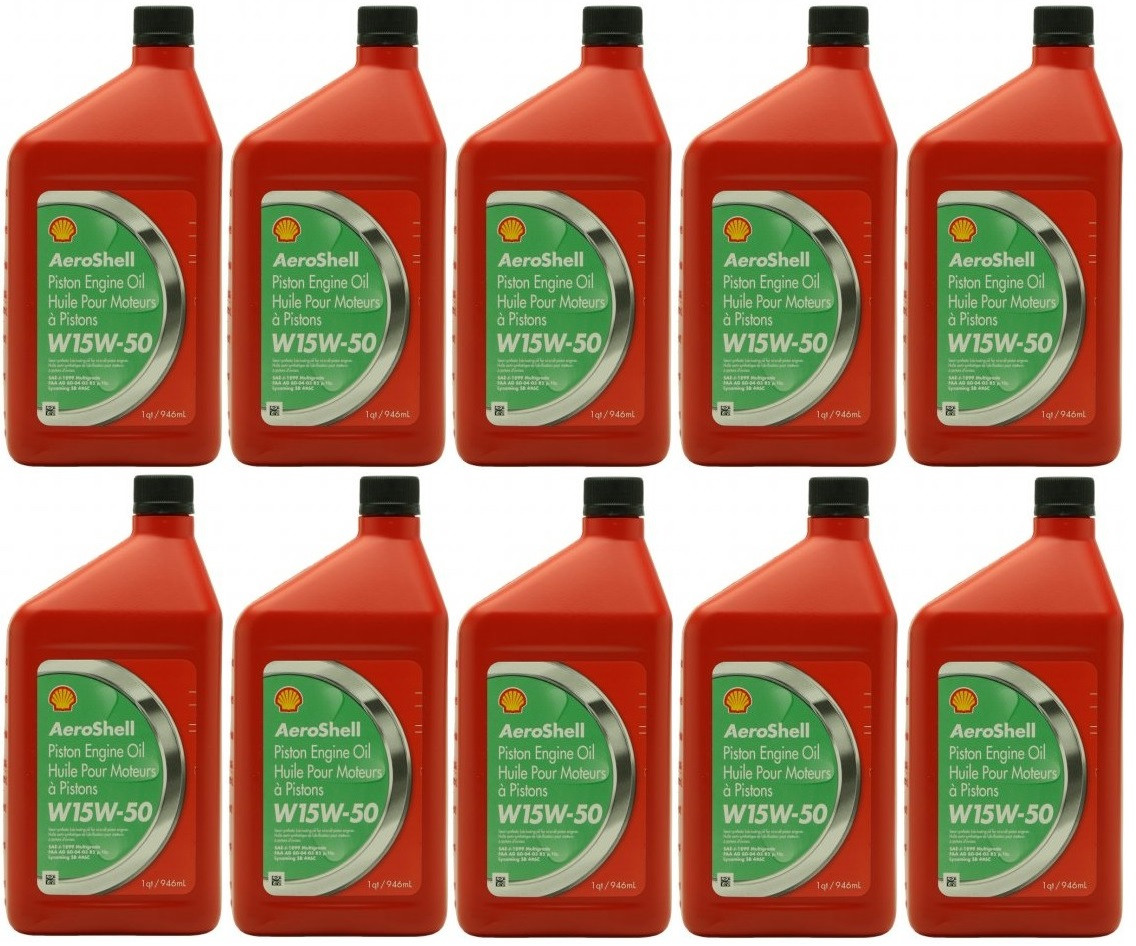 Shell Aeroshell Oil W 15W-50 10x 1l = 10 Liter