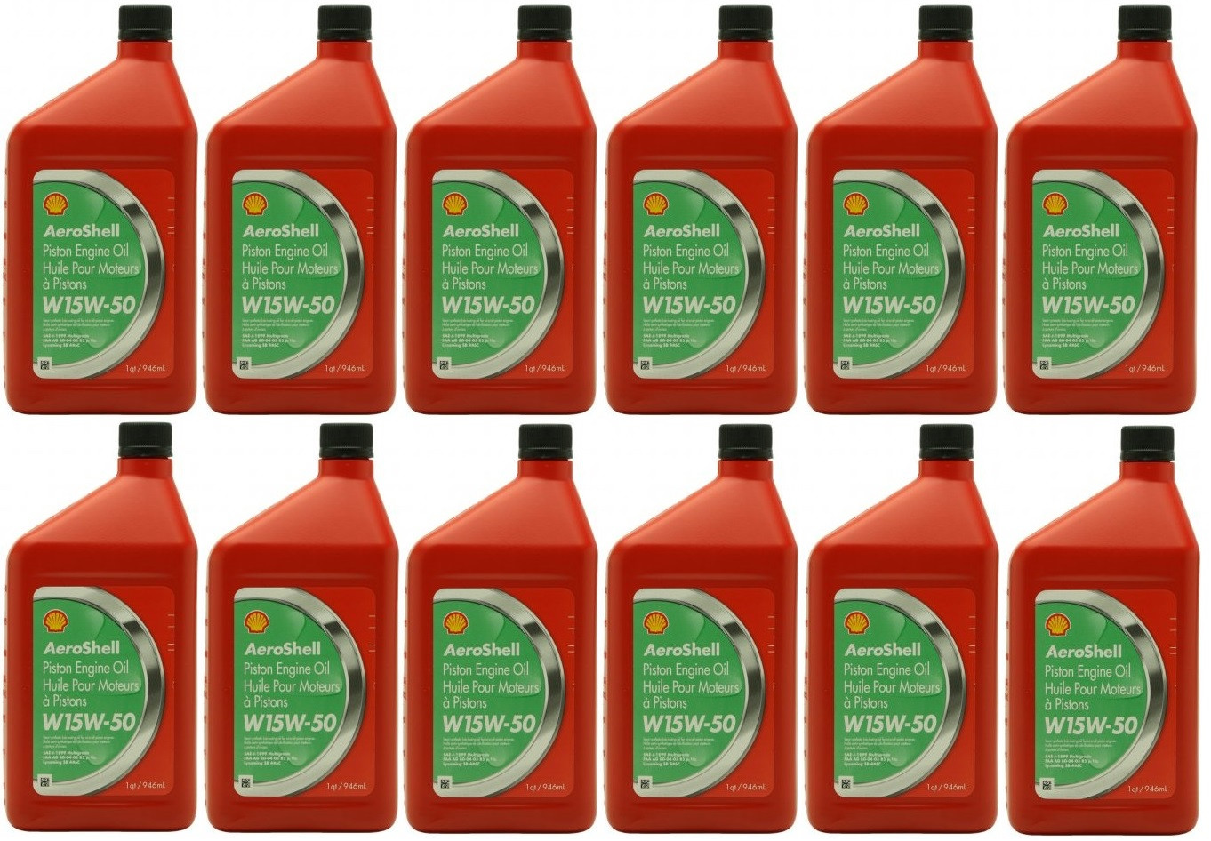 Shell Aeroshell Oil W 15W-50 12x 1l = 12 Liter