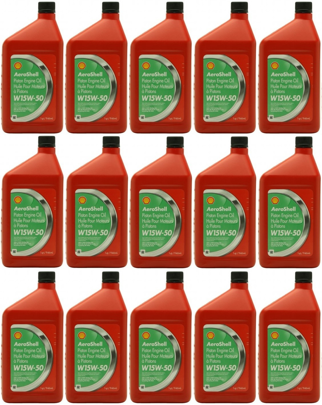 Shell Aeroshell Oil W 15W-50 15x 1l = 15 Liter