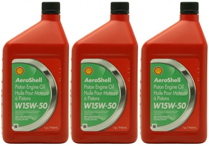 Shell Aeroshell Oil W 15W-50 3x 1l = 3 Liter