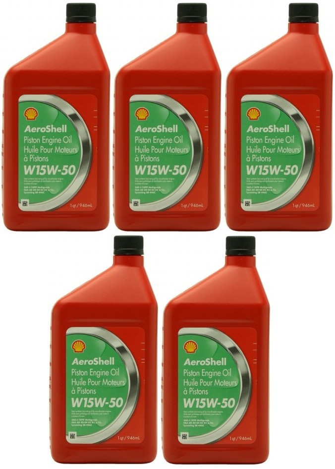 Shell Aeroshell Oil W 15W-50 5x 1l = 5 Liter