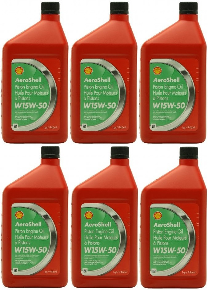 Shell Aeroshell Oil W 15W-50 6x 1l = 6 Liter
