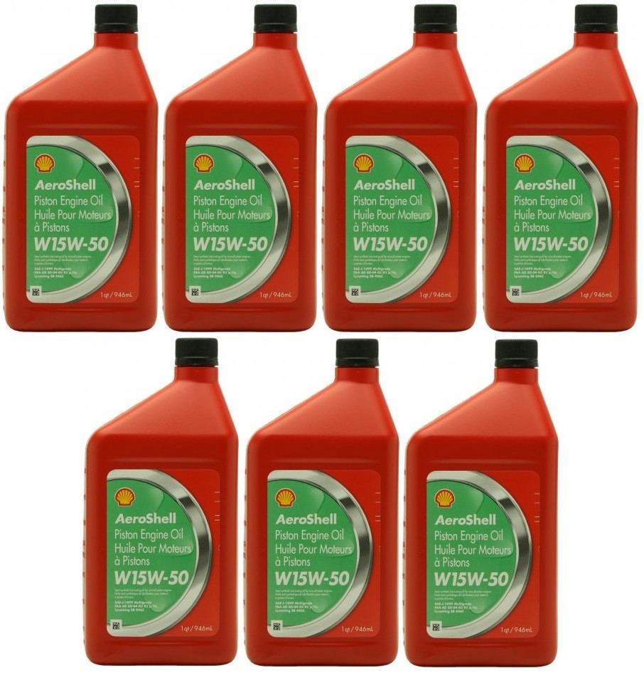 Shell Aeroshell Oil W 15W-50 7x 1l = 7 Liter