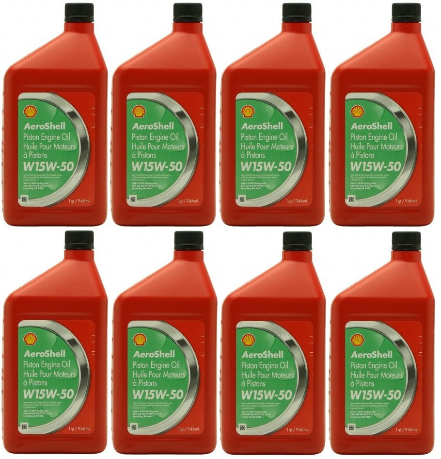 Shell Aeroshell Oil W 15W-50 8x 1l = 8 Liter