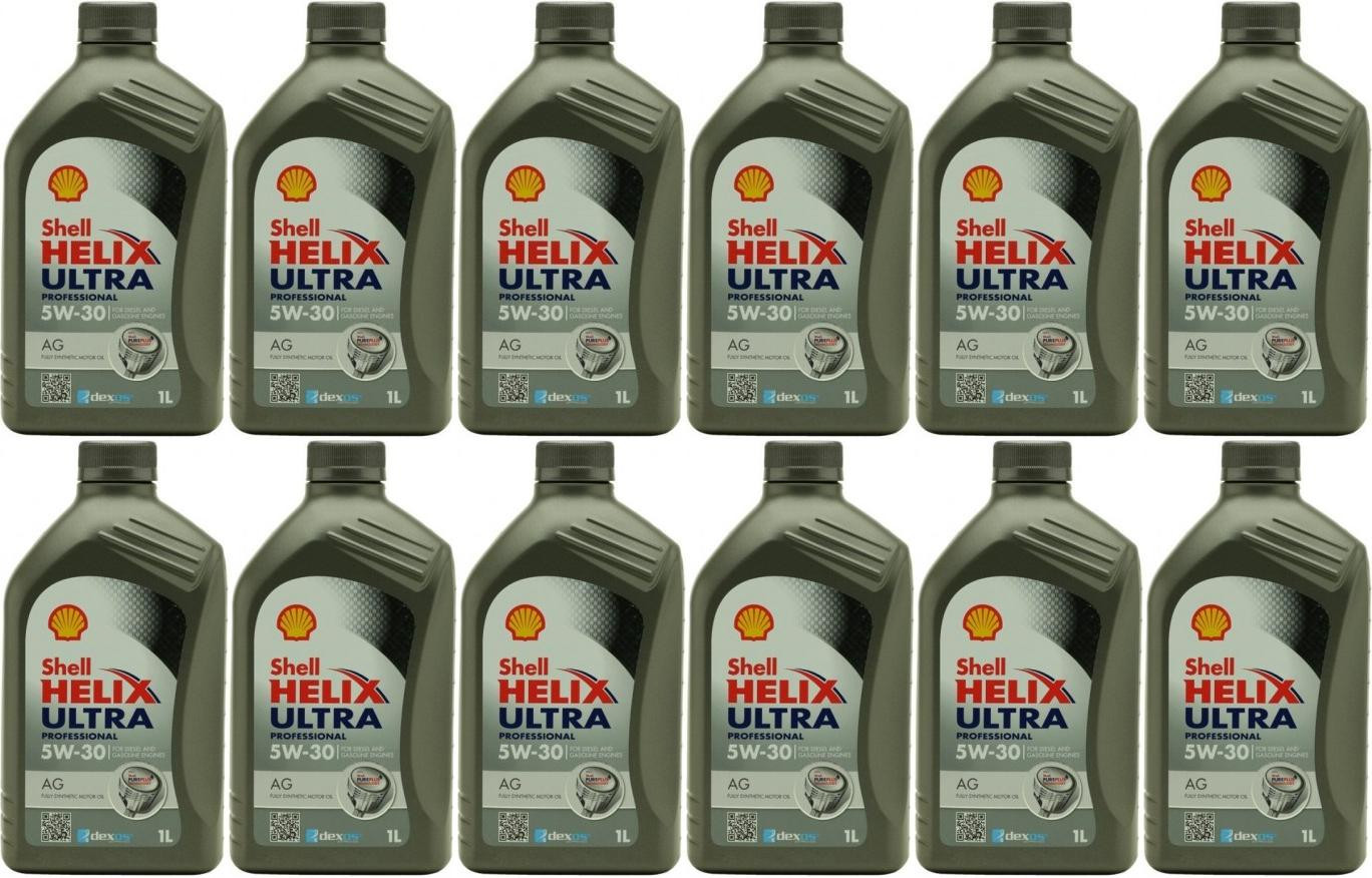 Shell Helix Ultra Professional AG 5W-30 Motoröl 12x 1l = 12 Liter