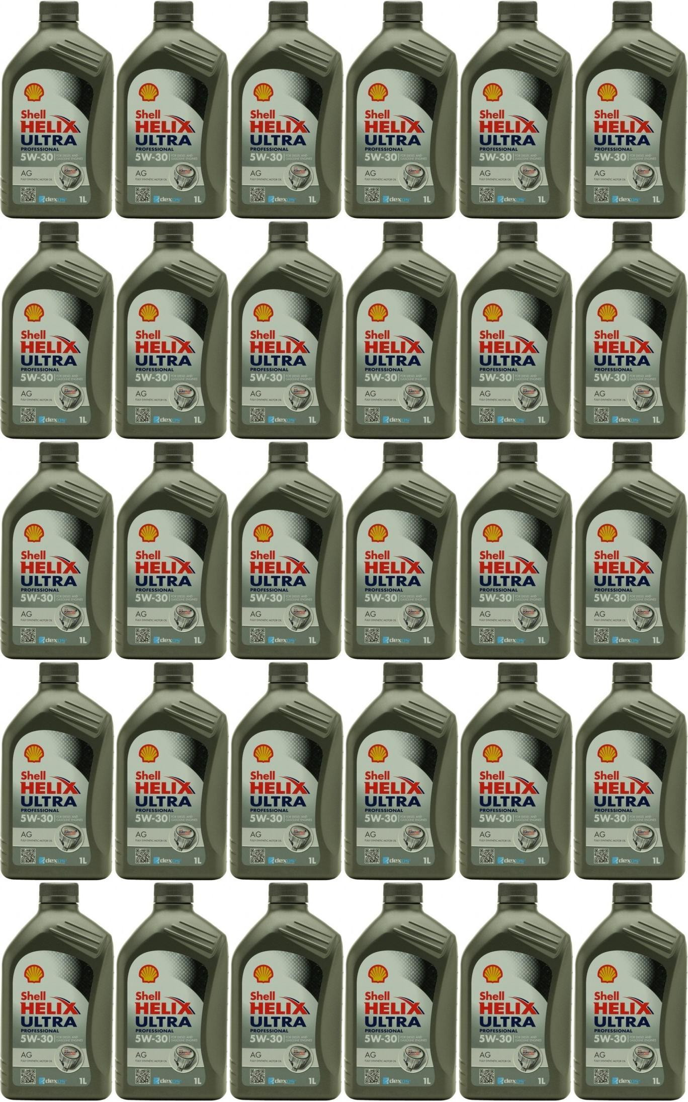 Shell Helix Ultra Professional AG 5W-30 Motoröl 30x 1l = 30 Liter