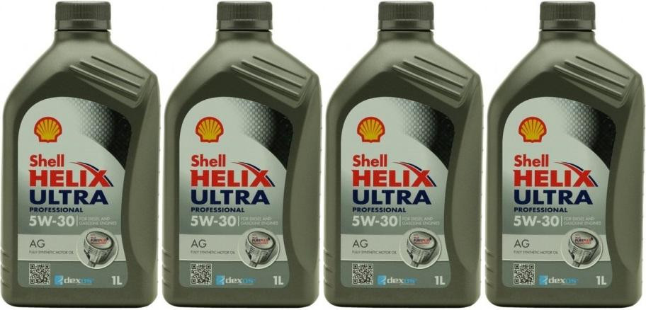 Shell Helix Ultra Professional AG 5W-30 Motoröl 4x 1l = 4 Liter