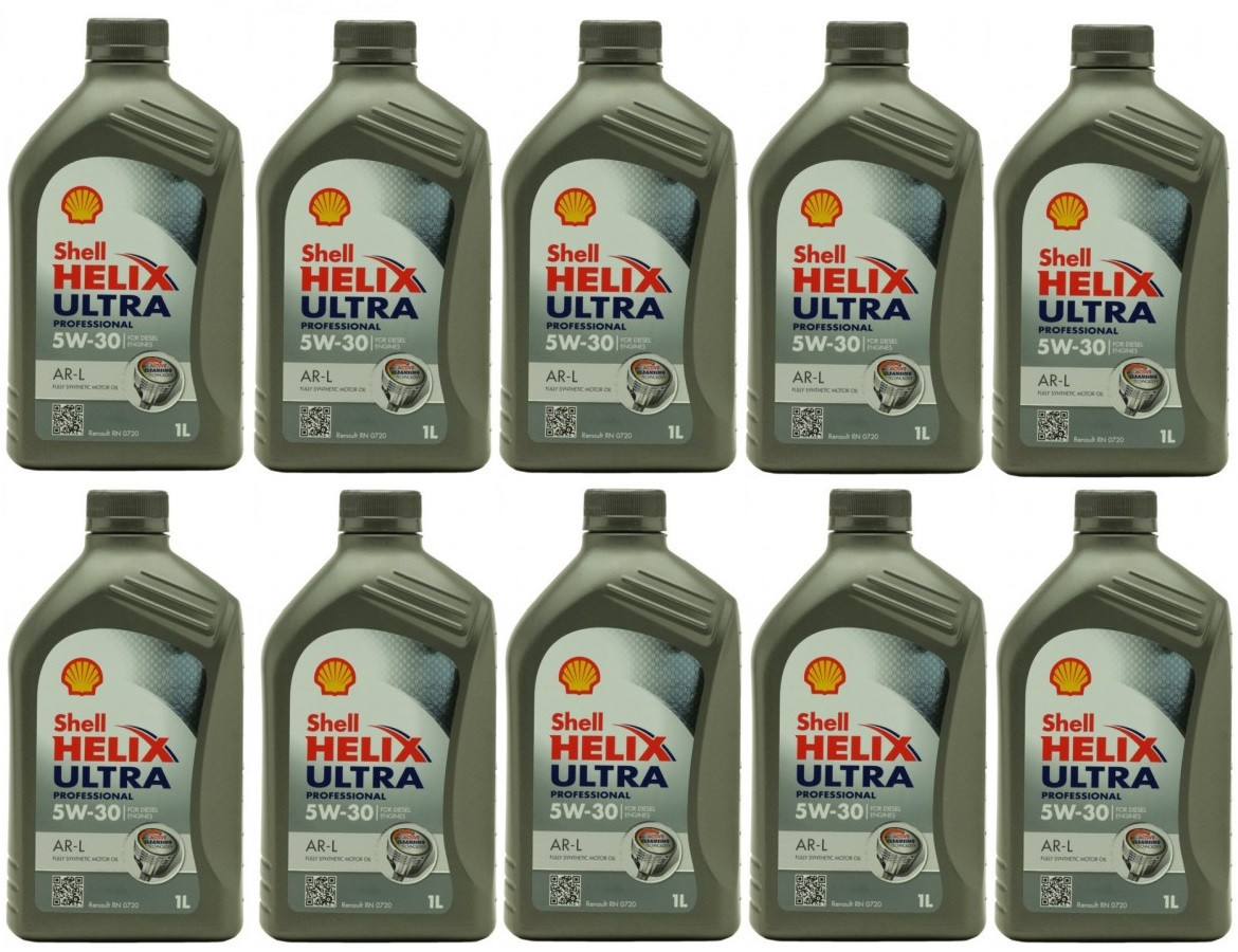 Shell Helix Ultra Professional AR-L 5W-30 Motoröl 10x 1l = 10 Liter