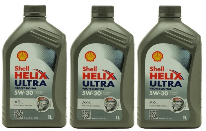 Shell Helix Ultra Professional AR-L 5W-30 Motoröl 3x 1l = 3 Liter