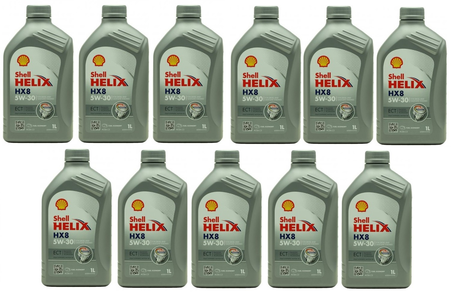 Shell Helix HX8 ECT 5W-30 Motoröl 11x 1l = 11 Liter