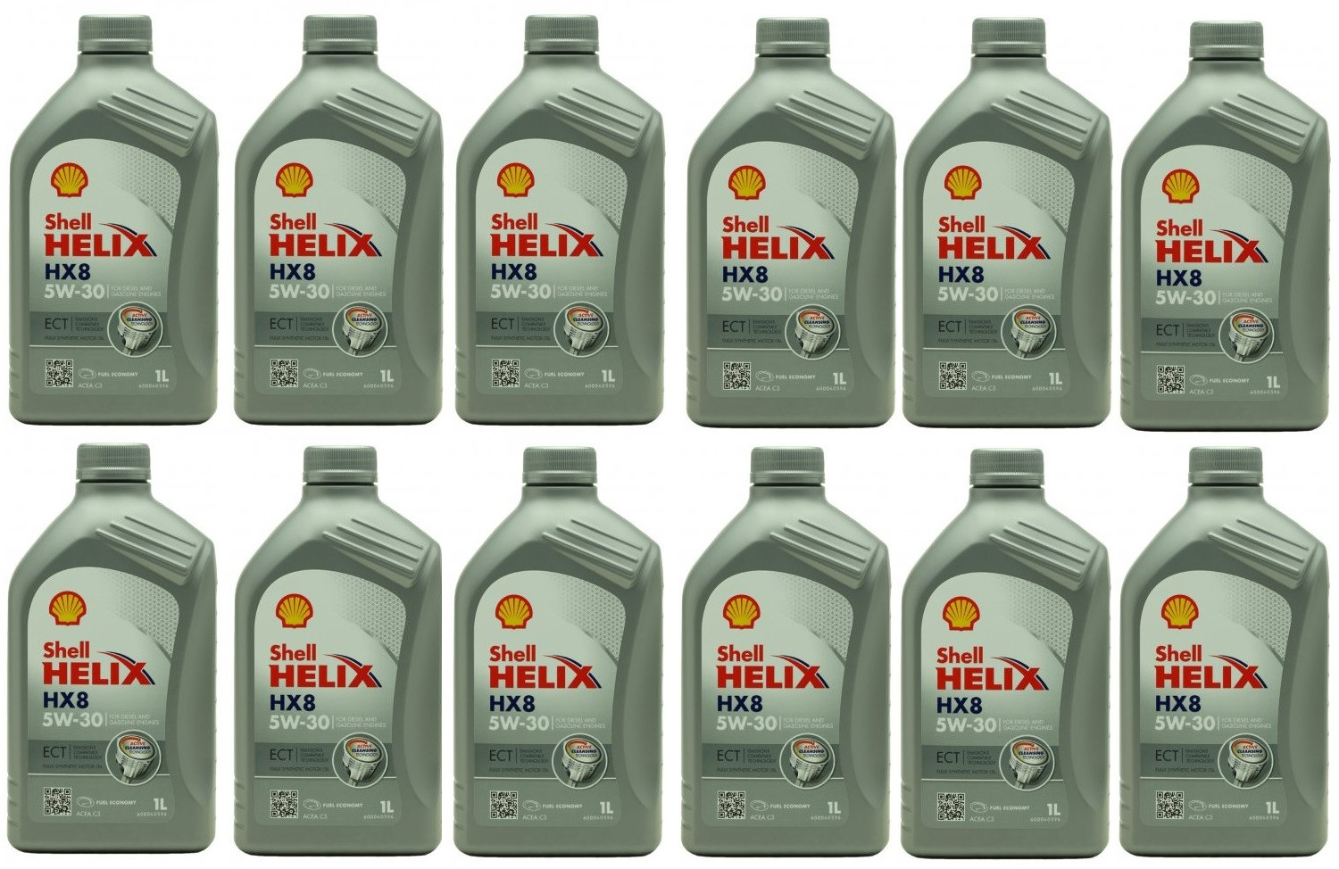 Shell Helix HX8 ECT 5W-30 Motoröl 12x 1l = 12 Liter