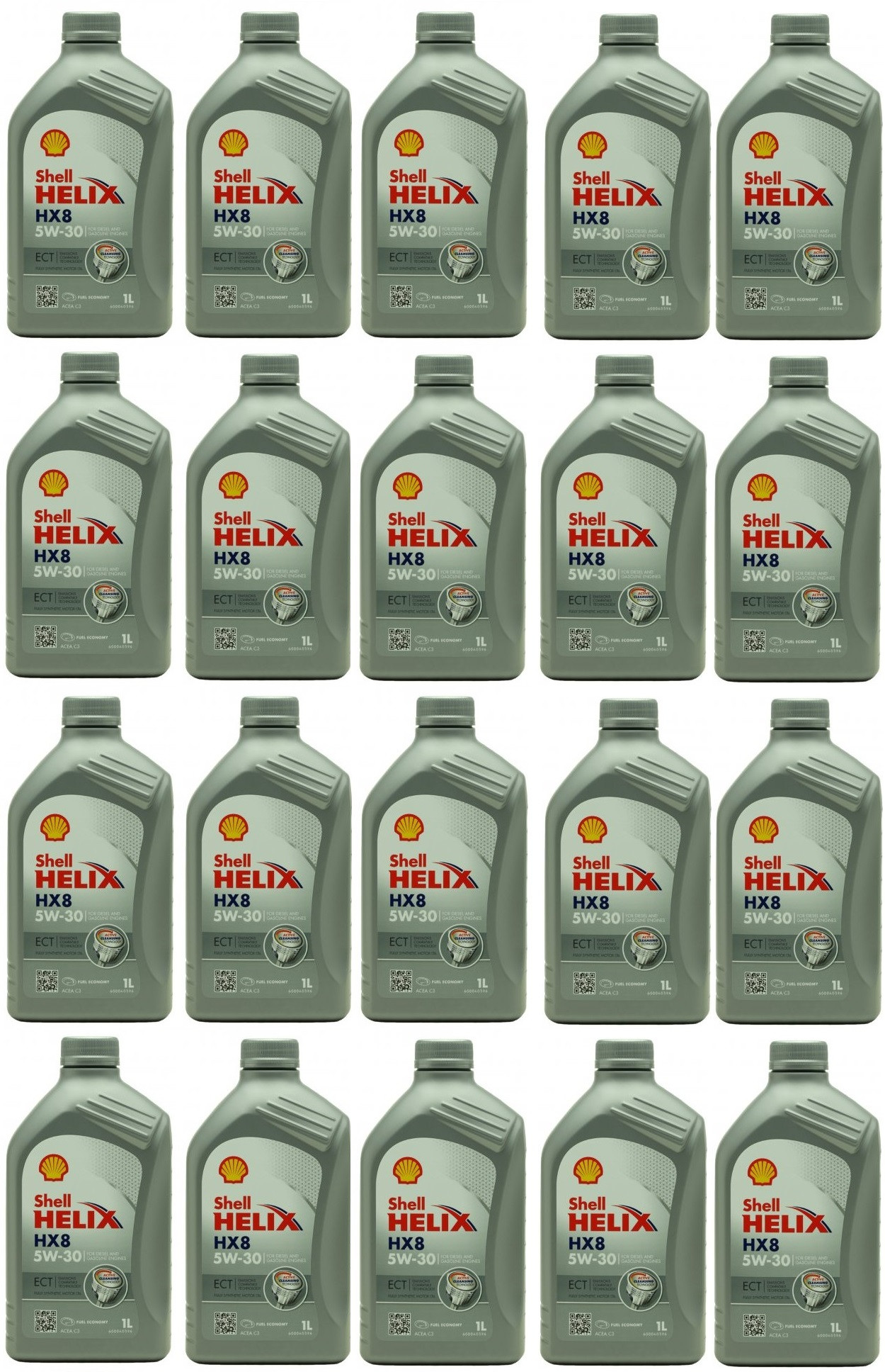 Shell Helix HX8 ECT 5W-30 Motoröl 20x 1l = 20 Liter