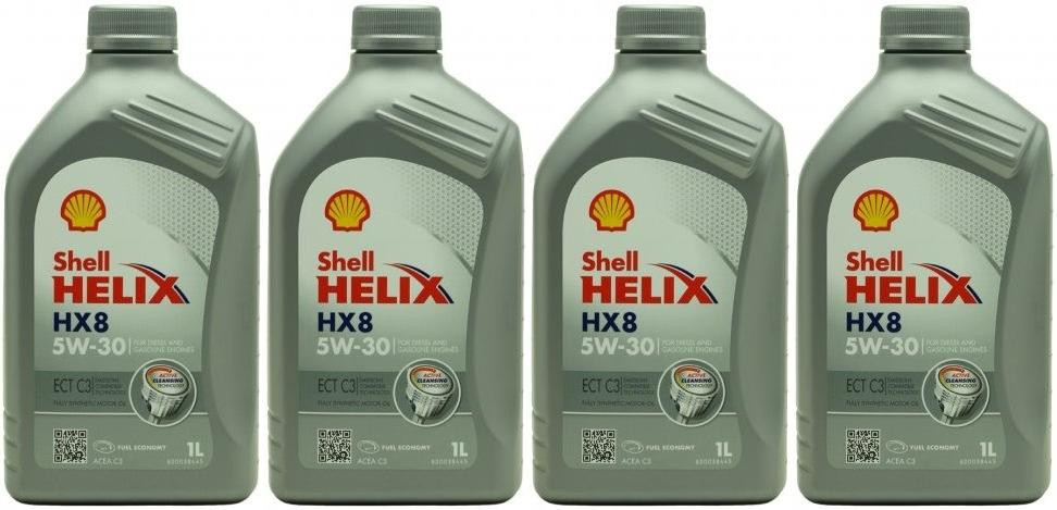 Shell Helix HX8 ECT C3 5W-30 Motoröl 4x 1l = 4 Liter