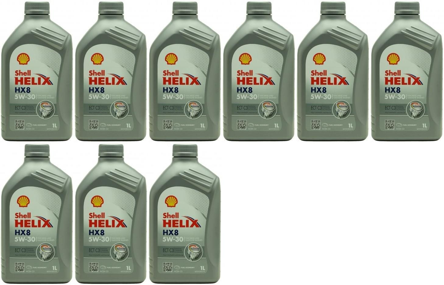 Shell Helix HX8 ECT C3 5W-30 Motoröl 9x 1l = 9 Liter
