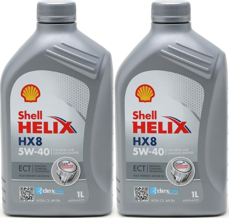 Shell Helix HX8 5W-40 Motoröl 2x 1l = 2 Liter
