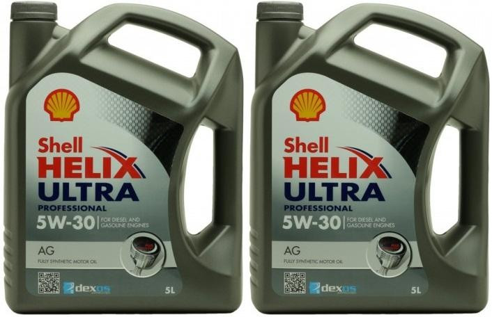 Shell Helix Ultra Professional AG 5W-30 Motoröl 2x 5 = 10 Liter