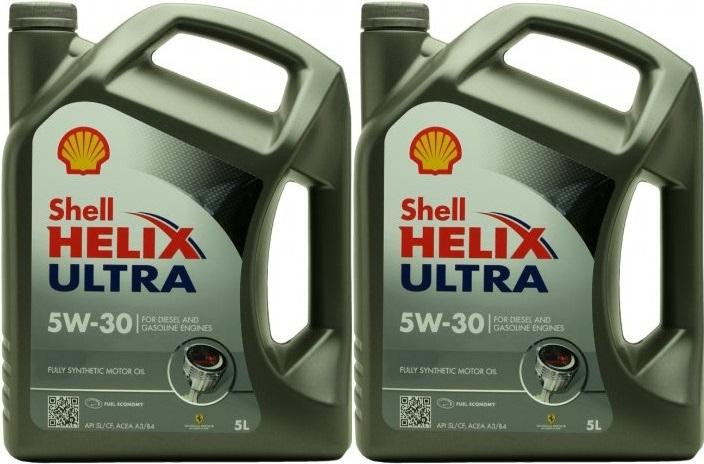 Shell Helix Ultra 5W-30 Motoröl 2x 5 = 10 Liter