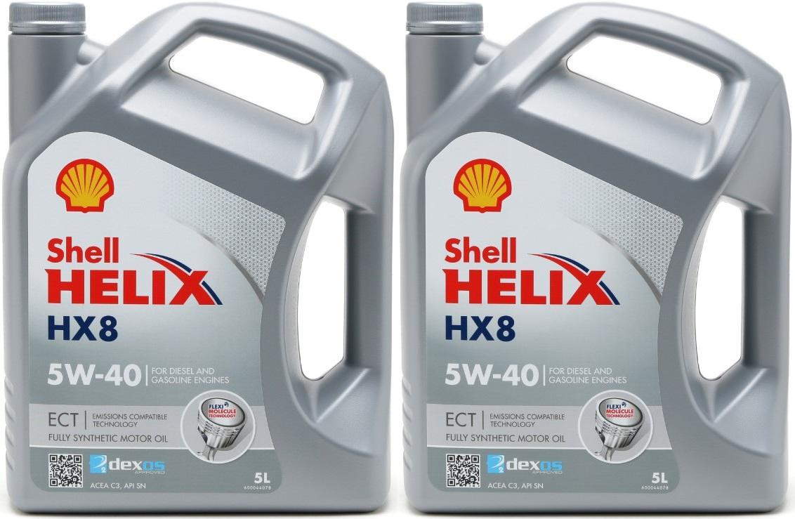 Shell Helix HX8 5W-40 Motoröl 2x 5 = 10 Liter