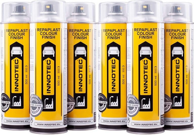 Innotec Repaplast Colour Finish Better Care Kunststofflack schwarz 2x 500ml