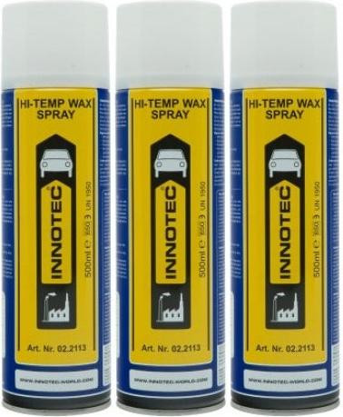 Innotec Hi-Temp Wax Spray Unterboden- & Hohlraumschutz dunkelbraun 3x 500ml