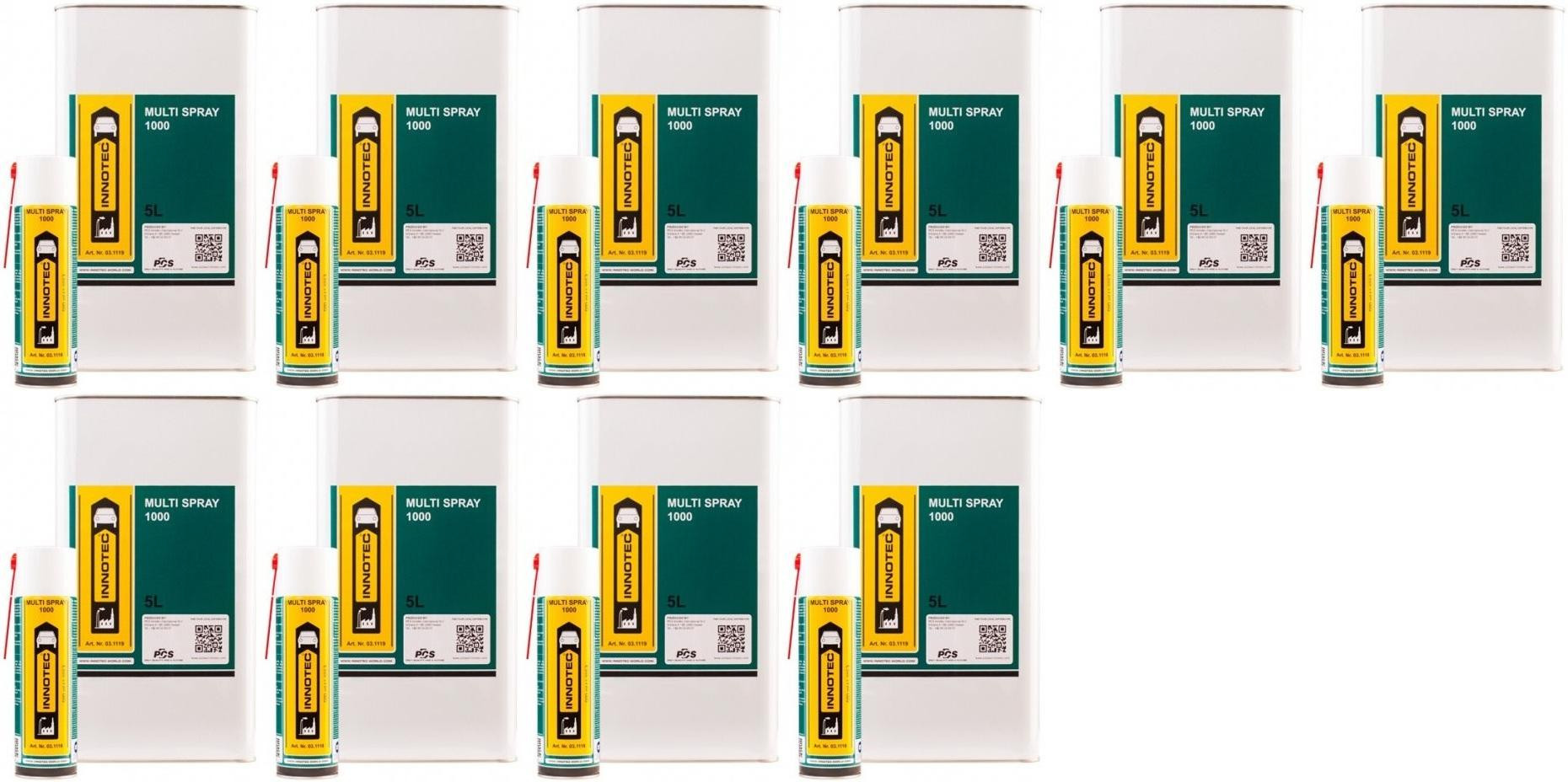 Innotec Multi Spray 1000 Universalspray 10x 500ml