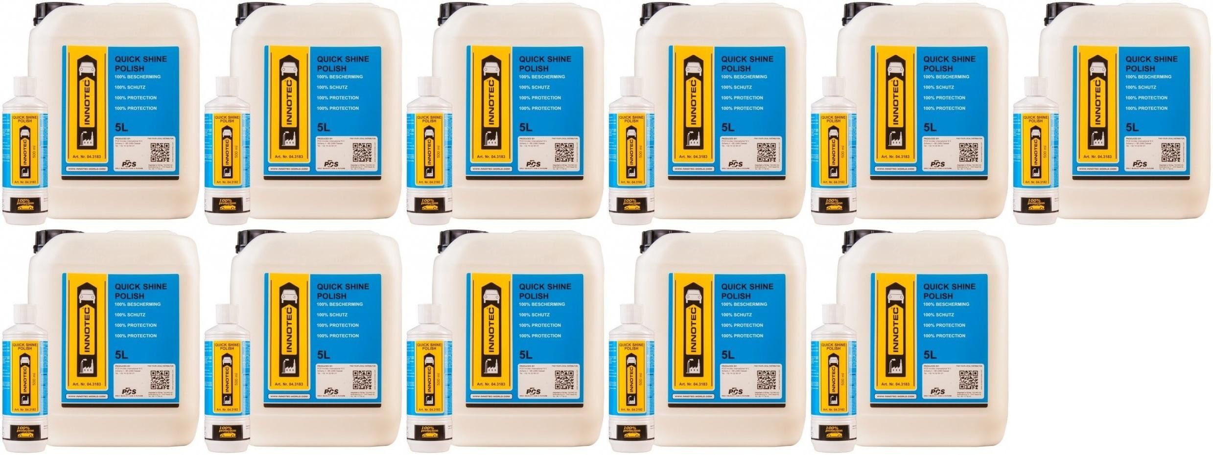Innotec Quick Shine Polish Hartversiegelung (Blau) 11x 500ml