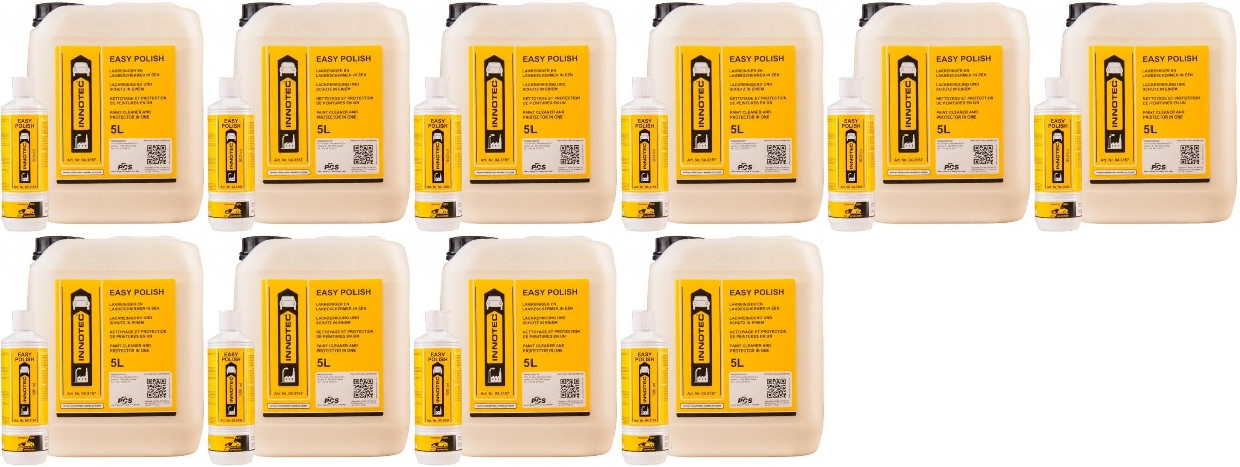 Innotec Easy Polish Lackreiniger / Versiegelung (Gelb) 10x 500ml